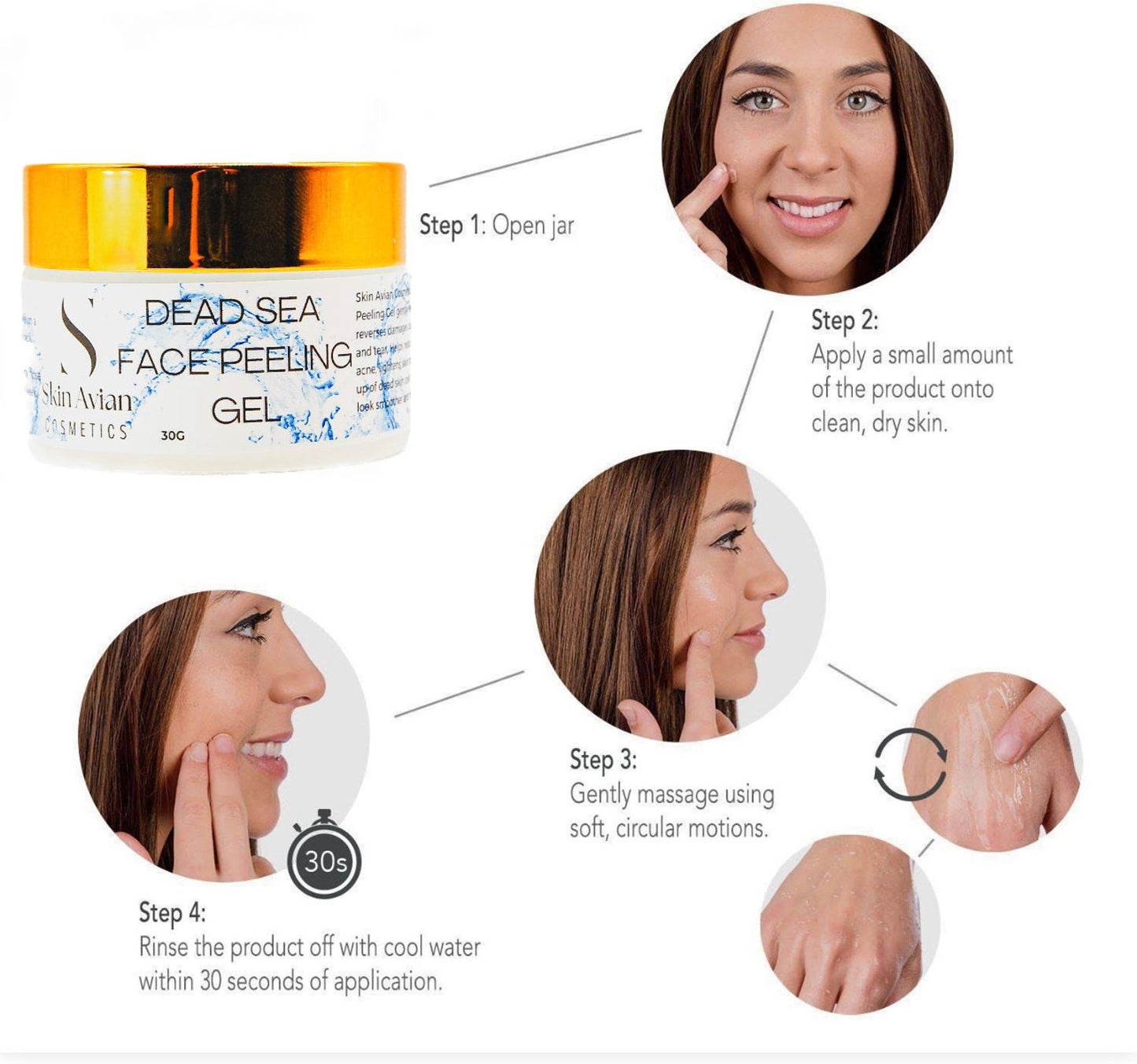 Dead Sea Face Peeling Gel